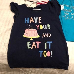 4T shirts - set of 5